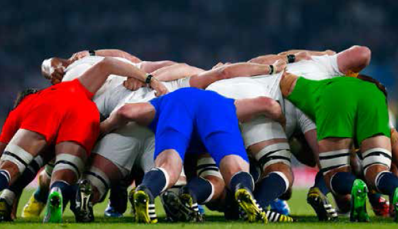 Rugby Scrum Image